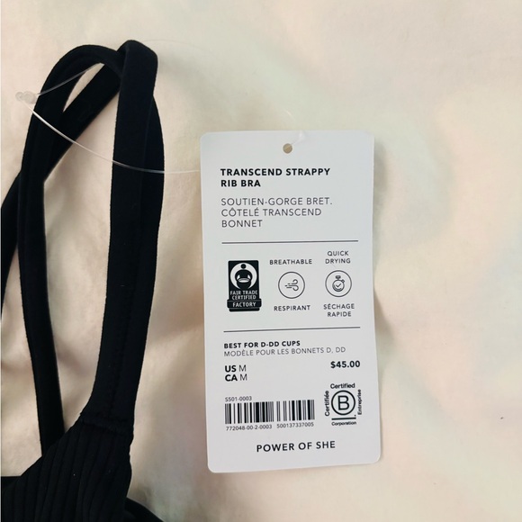 Athleta Transcend Strappy Bra D-DD - Picture 10 of 10